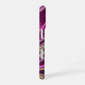 Coque iPhone 16 Orchidée Liquide Flux Holographique (Côté droit)
