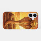 Coque iPhone 16 Ouadjet – Déesse cobra égyptienne´1 (Verso Horizontal)