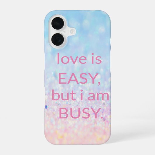 Coque iPhone 16 Paillettes tendance sucrées (Verso)