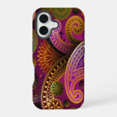 Coque iPhone 16 Paisley Purple (Verso)