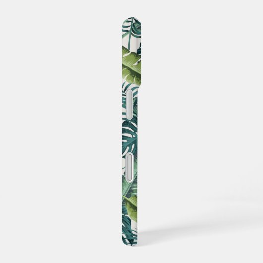 Coque iPhone 16 Palm Botanique Tropical Feuille Motif (Côté droit)