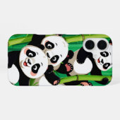 Coque iPhone 16 Panda Bambou (Verso Horizontal)
