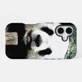 Coque iPhone 16 Panda Pop Art (Verso Horizontal)