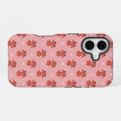 Coque iPhone 16 Panda Rouge Grassouillet (Verso Horizontal)