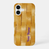 Coque iPhone 16 Panier tissé - (Verso)