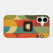 Coque iPhone 16 Panneau de machine à café rétro (Verso Horizontal)