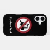 Coque iPhone 16 Panneau sans chariots élévateurs (Verso Horizontal)