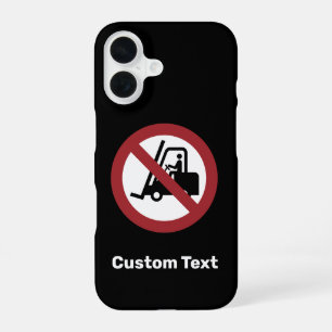 Coque iPhone 16 Panneau sans chariots élévateurs
