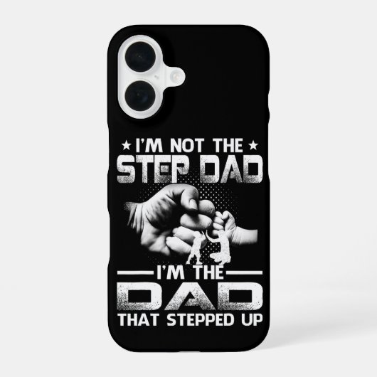 Coque iPhone 16 Papa a renforcé le pas (Verso)