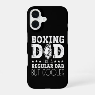 Coque iPhone 16 Papa boxeur comme un papa normal mais plus cool