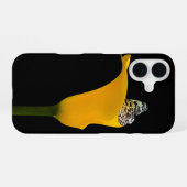 Coque iPhone 16 Papillon dans un lys calla (Verso Horizontal)