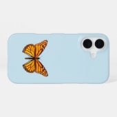 Coque iPhone 16 Papillon Monarque (Verso Horizontal)