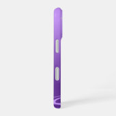 Coque iPhone 16 Papillon Violet sur le Lac Couvert de Rosée (Côté droit)