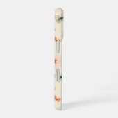 Coque iPhone 16 Papillons aquarelle moderne Monogram (Côté droit)