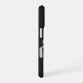 Coque iPhone 16 Papillons d'améthyste et d'or (Côté droit)
