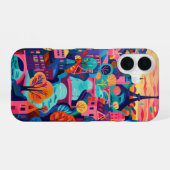 Coque iPhone 16 Paris Abstrait (Verso Horizontal)