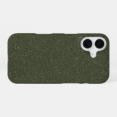 Coque iPhone 16 Parties scintillant personnalisable Moss iPhone 16 (Verso Horizontal)