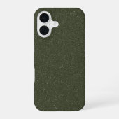 Coque iPhone 16 Parties scintillant personnalisable Moss iPhone 16 (Verso)