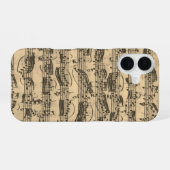 Coque iPhone 16 Partitions de JS Bach (Verso Horizontal)