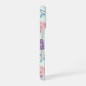 Coque iPhone 16 Pastel green with travel doodle iPhone Case (Côté droit)