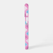 Coque iPhone 16 Pastel Pink Diamond Pattern Phone Case (Côté gauche)