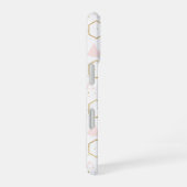Coque iPhone 16 Pastel rose Floral Patton sans Seamless (Côté droit)
