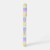 Coque iPhone 16 Pastel Stripes (Côté droit)