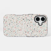 Coque iPhone 16 Pastel Terrazzo Speckle Pattern Case (Verso Horizontal)