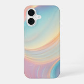 Coque iPhone 16 Pastel Waves Dreamy Gradient Art Phone Case (Verso)