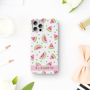 Coque iPhone 16 Pastèque Rose, Pâtes De Pâques, Votre Nom