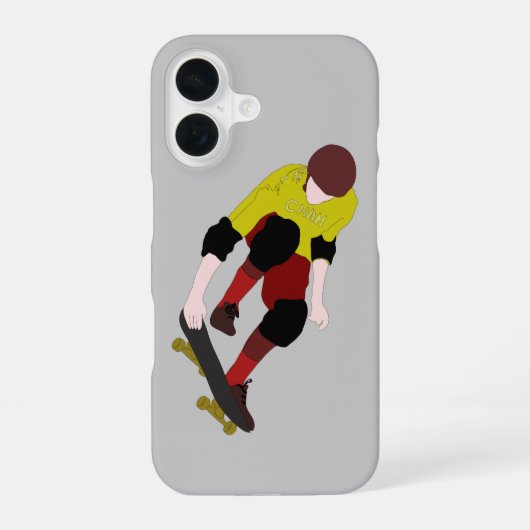 Coque iPhone 16 Patineur (Verso)