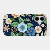 Coque iPhone 16 Pattern Beautiful wildflowers (Verso Horizontal)