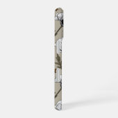 Coque iPhone 16 Pavot blanc et coccinelle (Côté droit)