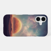 Coque iPhone 16 Paysage Cosmique Vintage (Verso Horizontal)
