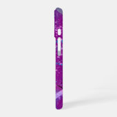 Coque iPhone 16 Paysage de rêve abstrait violet (Côté gauche)