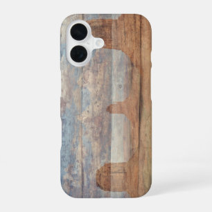 Coque iPhone 16 Paysage désertique Buttes de grès et ciel céleste