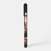 Coque iPhone 16 Paysage lunaire vintage (Côté gauche)