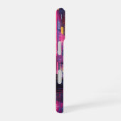 Coque iPhone 16 Paysage urbain néon vibrant futuriste de nuit (Côté droit)