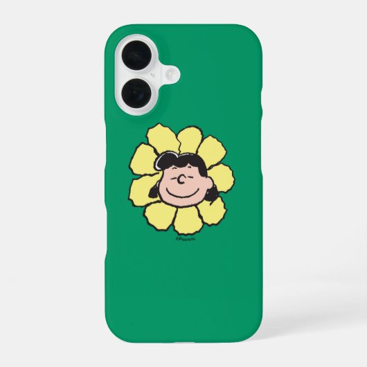 Coque iPhone 16 Peanuts | Fleur de Lucy (Verso)