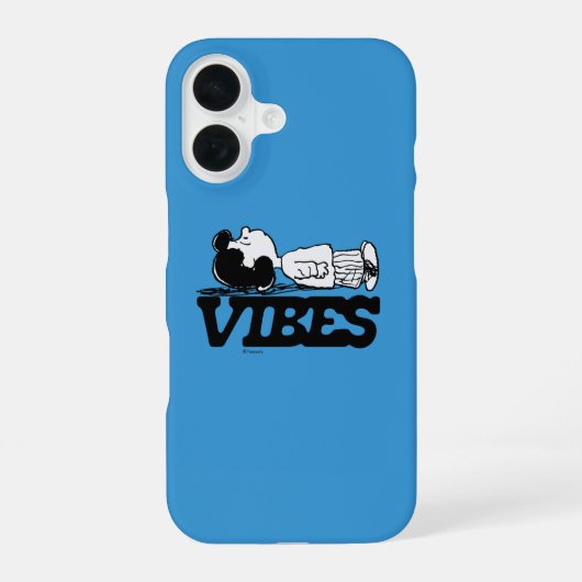 Coque iPhone 16 Peanuts | Lucy Vibes (Verso)