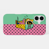 Coque iPhone 16 Peanuts | Sally Crème Glacée moitié & moitié (Verso Horizontal)