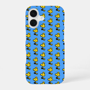 Coque iPhone 16 Peanuts Woodstock regardant vers l'avant