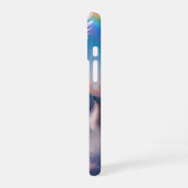 Coque iPhone 16 Pégase avec arc-en-ciel (Côté gauche)