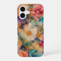 Peinture à l'huile florale abstraite impressionnis