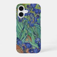 Peinture à l'huile florale Irises Bleus Célèbres d