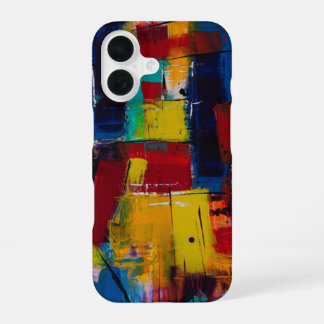 Coque iPhone 16 Peinture Abstraite