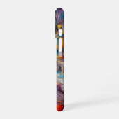 Coque iPhone 16 Peinture abstraite épaisse texture (Côté gauche)