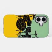 Coque iPhone 16 Percussion tambour (Verso Horizontal)