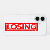 Coque iPhone 16 Perdre le timbre (Verso Horizontal)