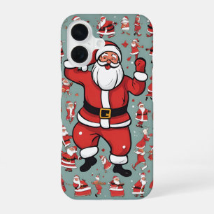 Coque iPhone 16 Père Noël amusant